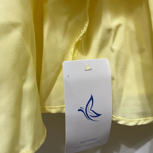 Romantic Off-Shoulder Ruched Maxi Dress in Sunshine Yellow - Picture 12 of 14